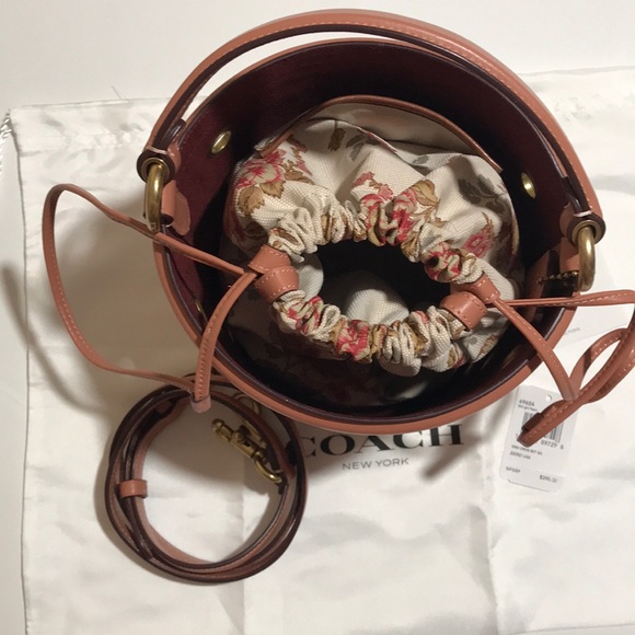 Coach Bags Coach Grommet Drawstring Leather Bucket Bag Poshmark